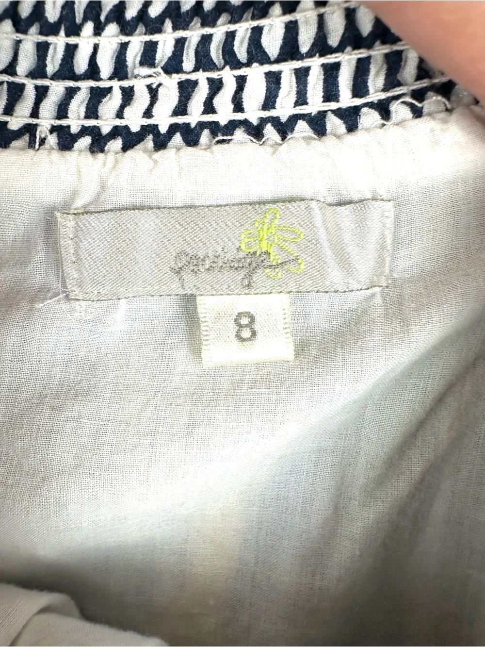 Porridge Anthropologie Stripe Mini Skirt Pull On Cotton Mix Print